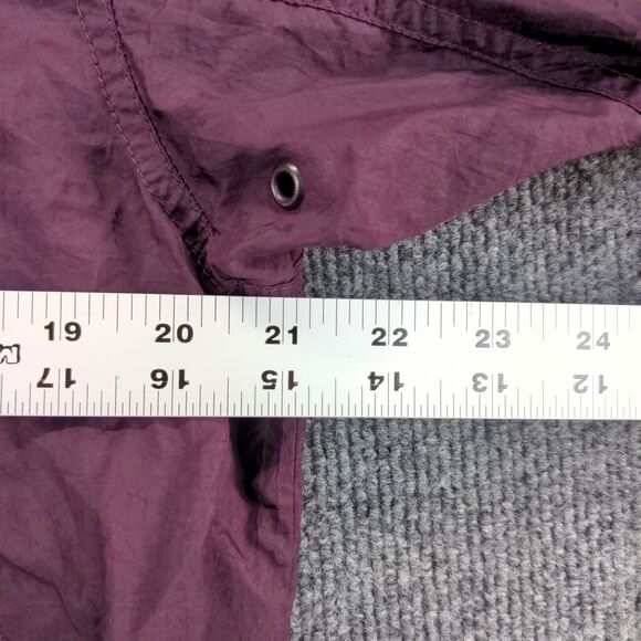 Vintage NIKE Windbreaker Jacket Women's Small Full Zip Floral Collar Purple - Picture 13 of 13